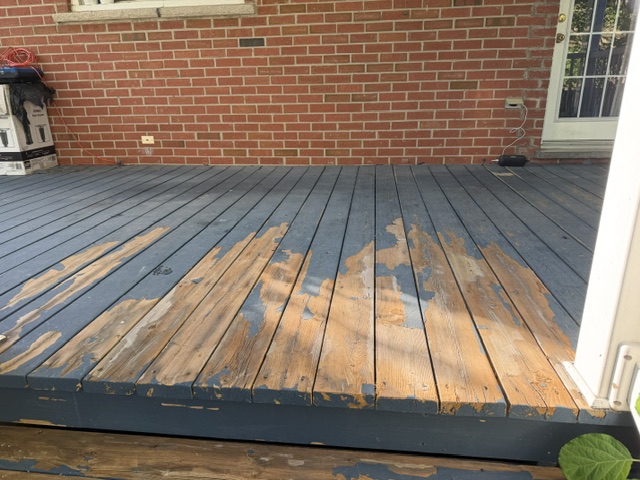 Deck before